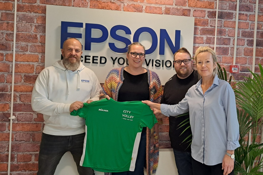 Epson forlænger sit engagement og teamer op med City Volley
