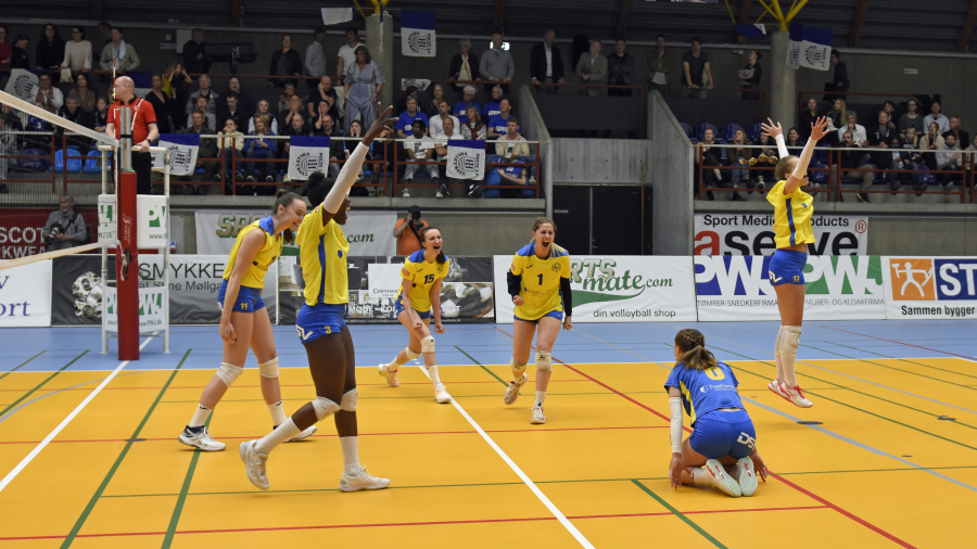 Brøndbys volleyballkvinder sikrer sig tiebreaker i kvindernes DM-finale